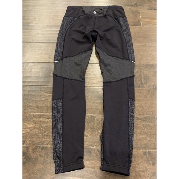 prAna Black Womens Running Jogging Yoga Reflective Pants Size S SMALL - Picture 4 of 10